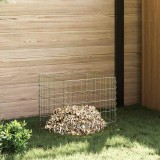 vidaXL Composter pătrat 50 x 50 x 50 cm Fier 42010829