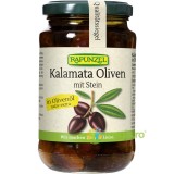 Masline Kalamata cu Samburi in Ulei de Masline Ecologice/Bio 335g