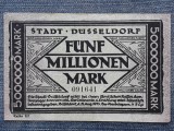 5000000 Mark 1923 Germania / Notgeld Stadt Dusseldorf / seria 091641