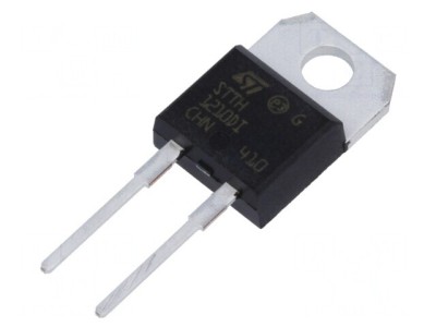 Diodă redresoare THT 1kV 12A TO220AC foto