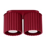 Plafonieră Aura 2 Burgundy Gu10