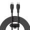 Cablu alimentare si date Baseus Pudding, interfata USB-C la USB-C,