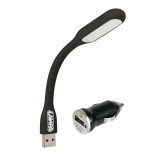 Lampa citit flexibila COB-LED si priza USB 12/24V Garage AutoRide