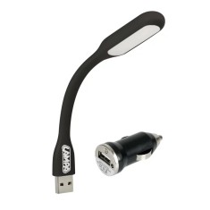 Lampa citit flexibila COB-LED si priza USB 12/24V Garage AutoRide