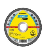 Cumpara ieftin Disc de debitare Kronenflex A60 Extra pentru inox si metal universal, cu bavuri reduse, 125X1X22.23 mm, KLINGSPOR A60125