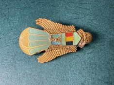 Insigna parasutist RSR Romania absolvent monetaria statului