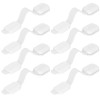Set 8 sigurante blocator sertare si usi, plastic si silicon, ajustabile, 19 cm, alb Household NewTrend, Oem