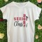 Tricou Alb din Bumbac, Senior Class Of
