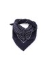Batic bumbac, imprimeu buline, 55x55 cm Bleumarin