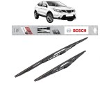 Cumpara ieftin Set 2 stergatoare NISSAN QASHQAI II (J11, J11) 2013-2020, Tip Clasic Standard, Bosch Twin