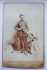 G503-I-Foto cdv Lugoj Vanator Banat Romania 1880-1900 Fotograf NASCHILZ LADISLAUS carton gros 16,5/10,5 cm.