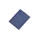 Petic textil termoadeziv Crisalida,3 x 4 cm, Jeans Albastru