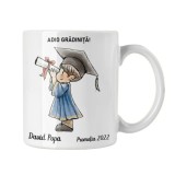 Cana alba personalizata &quot;Adio Gradinita&quot;, INOVATIX&reg;. 330ml, Oem