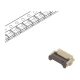Conector FFC/FPC Orizontal 10 Pini ZIF