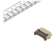 Conector FFC/FPC Orizontal 10 Pini ZIF foto
