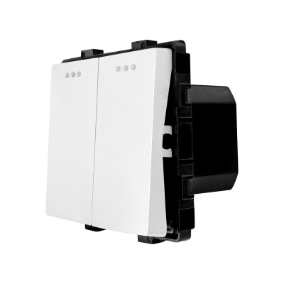 Modul Intrerupator Dublu Mecanic LUXION SmartElectro IntelligentHouse foto