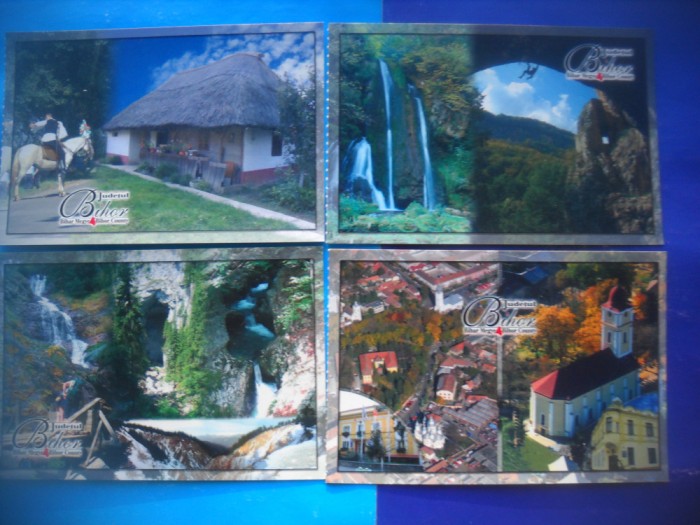 HOPCT LOT 2712 MARGHITA-VADU CRISULUITRADITII-BIHOR-4 CARTI POSTALE-NECIRCULATE