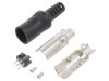 Conector Circular HIROSE HR12, 8 Pini, Drept, Tata, 2A, 100V AC/140V DC, Montare Cablu
