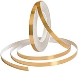 Bandă Adezivă Rosturi Gresie și Faianță &ndash; Decorativă, 50m x 10mm, Autoadezivă, Auriu | CORAL BEST DEALS 150 g 1 cm 1 mm Auriu 1 50 ml