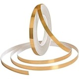 Bandă Adezivă Rosturi Gresie și Faianță &ndash; Decorativă, 50m x 10mm, Autoadezivă, Auriu | CORAL BEST DEALS 150 g 1 cm 1 mm Auriu 1 50 ml