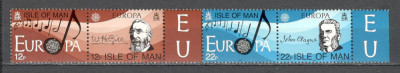 Isle of Man.1985 EUROPA:Anul muzicii-perechi GI.32 foto