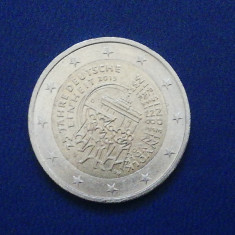 M3 C50 - Moneda foarte veche - 2 euro - omagiala - J - Germania - 2015