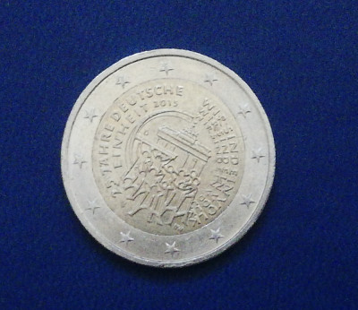 M3 C50 - Moneda foarte veche - 2 euro - omagiala - J - Germania - 2015 foto