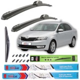 Cumpara ieftin Ștergătoare Skoda Rapid Liftback (2012&ndash;2019) &ndash; Set Complet TeamCar&reg;