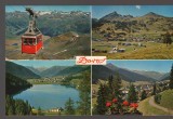 CPIB 25257 CARTE POSTALA - DAVOS, MOZAIC, TELECABINA, NECIRCULATA
