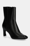 Armani Exchange botine femei, culoarea negru, cu toc cui, XDN038 XV886 00002