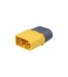 Mufa alimentare DC XT60 tata 2 pini pe cablu cu lipire 30A 500V