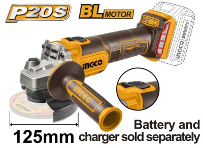 Flex Polizor unghiular 125mm motor Brushless fara acumulator Ingco CAGLI201258 foto
