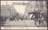2325 - BUCURESTI, Victoriei Ave. Market, Romania - old postcard - used - 1917, Circulata, Printata