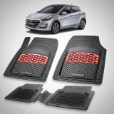 Cumpara ieftin Covorase Auto Hyundai i30 II (2012-2017) - Cauciuc Tip Tavita -Red