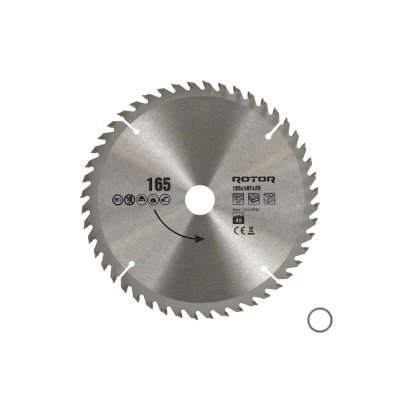 165x20 48T disc de taiat lemnul ROTOR Innovative ReliableTools foto