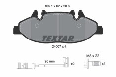 TEXTAR 2400701 Q+ set placute frana,frana disc foto