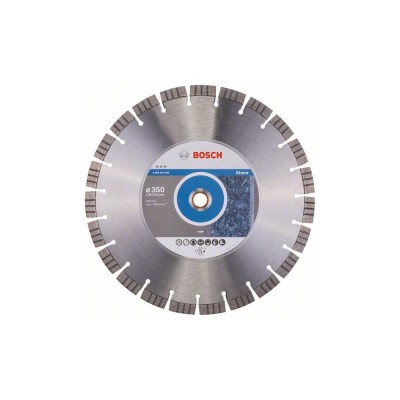 Bosch Best disc diamantat 350x25.4x3.2x15 mm pentru piatra foto