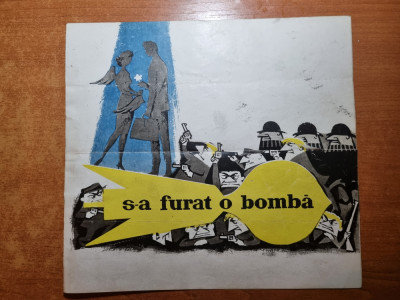 program filmul romanesc - s-a furat o bomba-iurie darie,puiu calinescu-anul 1962 foto