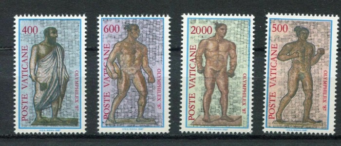 Vatican 1987 - expo Olymphilex, serie neuzata