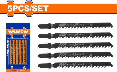 WADFOW - SET LAME FIERASTRAU PENDULAR PENTRU LEMN 74MM 6TPI - 5 BUC PowerTool TopQuality foto