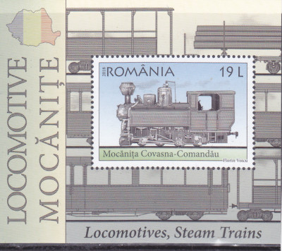 ROMANIA 2018 - LOCOMOTIVE, MOCANITE, COLITA, MNH - LP 2208a foto