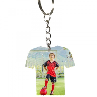 Breloc Tricou Personalizat cu Poza Ta , Cadou Memorabil foto