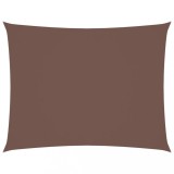 Cumpara ieftin Parasolar, maro, 2,5x3,5 m, tesatura oxford, dreptunghiular