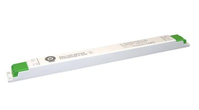 Sursă de alimentare POS FTPC60V48-S-DA6, driver LED POS 48V/1.25A CV DALI tip 6, reglare luminozitate prin buton, carcasă liniară din plastic foto