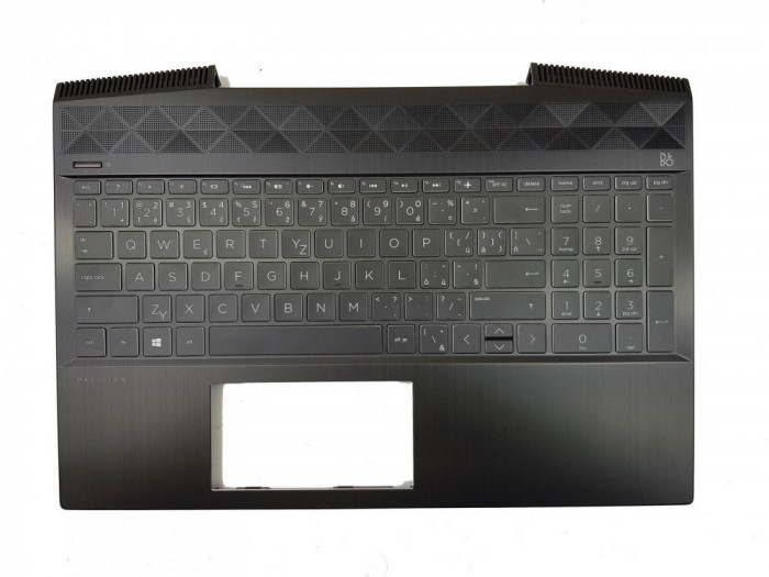 Carcasa superioara cu tastatura palmrest Laptop, HP, Pavilion 15-CX, 15T-CX, TPN-C133, L23746-B31, L21412-B31, layout US