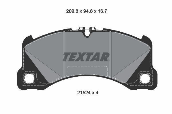 TEXTAR 2152401 Q+ set placute frana,frana disc