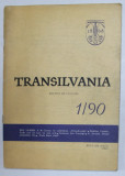 TRANSILVANIA , REVISTA DE CULTURA , ANUL XIX , NR. 1 / 1990