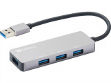 Hub USB 3.0 1x USB 3.0, 3x USB 2.0, Sandberg 333-67, aluminiu