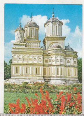 bnk cp Manastirea Curtea de Arges - Vedere - circulata foto