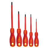Set surubelnite izolate 1000V NEO, 5 piese, otel S2 profesional